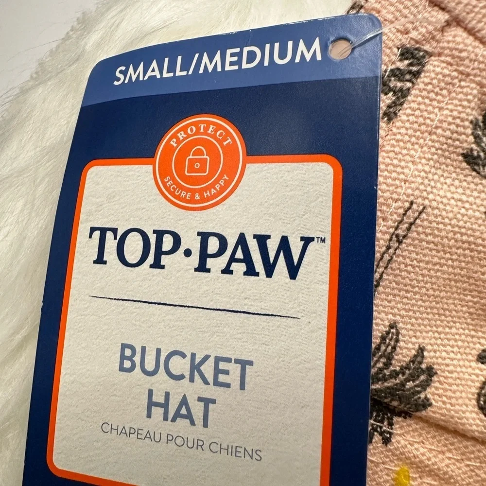 🩷5/$10 Top Paw Pink Bucket Hat with Palm Design